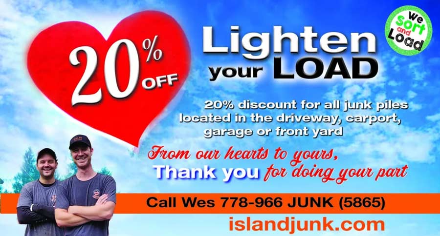 Lighten Your Load Spring Discount promo